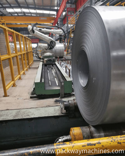 Reggiatrice automatica - Shenzhen Packway Technology Development Co., LTD - per bobine di acciaio / di posizionamento / per metallo