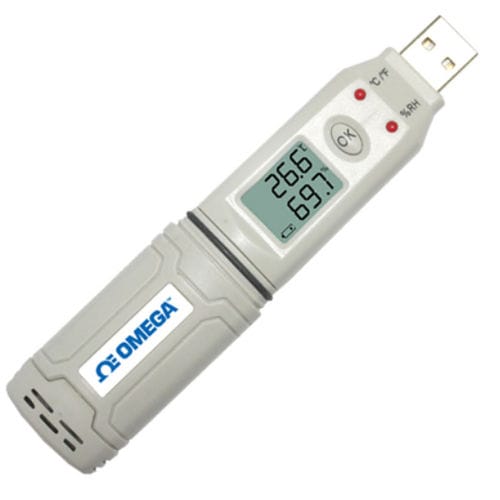 Data logger di temperatura e umidità - OM-HL-SP series - OMEGA - di energia / USB / con display LCD