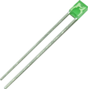 LED colorato - 3mm - Liteon - rettangolare / ad inserimento / a bassa emissione