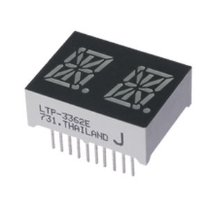 Display LED - LTP series - Liteon - alfanumerico / a 2 cifre / a forte contrasto
