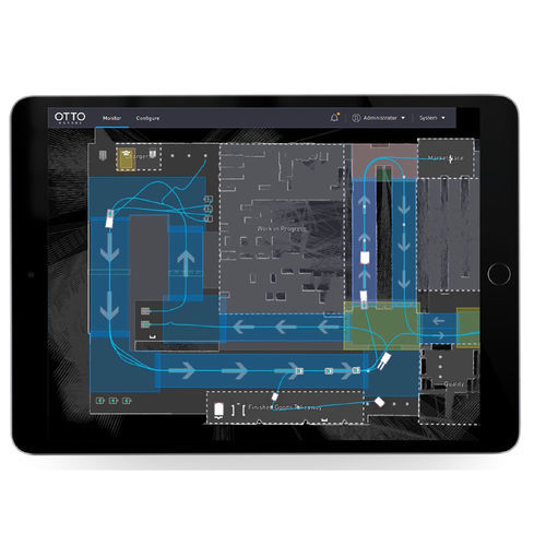 Software di gestione di flotta - OTTO Fleet Manager - OTTO Motors - per robot mobile autonomo