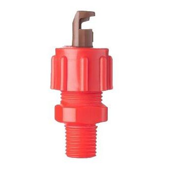 Ugello per liquidi - D series - lorric - a getto piatto / in polipropilene / a bassa pressione