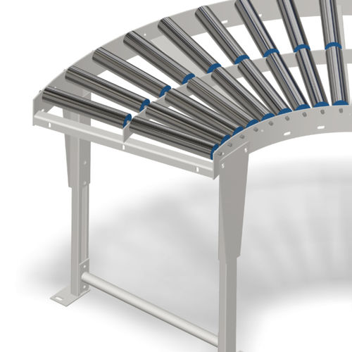 Trasportatore a rulli - CR90-CR123 - Matrex - curvo / per movimentazione / di trasferimento