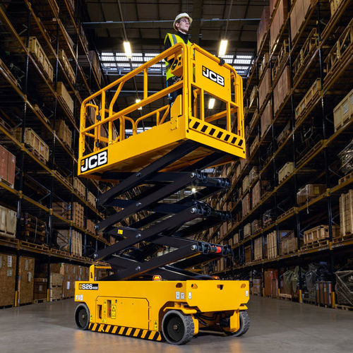 Piattaforma elevatrice a forbice mobile - S2646E - JCB - su ruota / semovente / elettrica