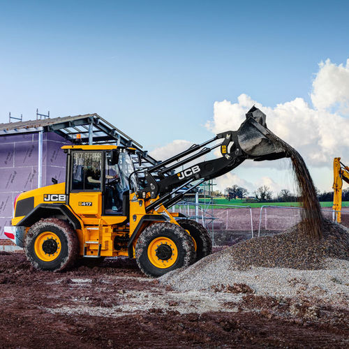 Pala su ruote - 417 - JCB - articolata / da esterno / per cantiere