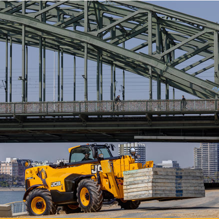 Movimentatore telescopico con motore diesel - 540-170 - JCB - a manico lungo / con raggio di sterzatura ridotto / compatto