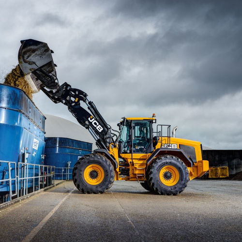 Pala su ruote - 457S - JCB - articolata / da esterno / per cantiere