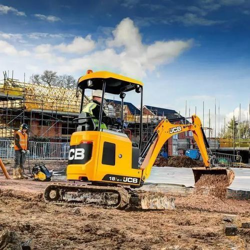 Miniescavatore - 18Z-1 - JCB - cingolato / diesel / per cantiere di costruzione