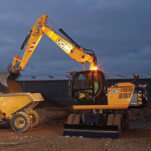 Escavatore intermedio - JS160W  - JCB - su ruote / Tier 4 finale / diesel