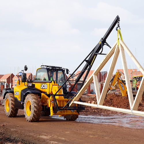 Movimentatore telescopico con motore diesel - 535-95 - JCB - compatto / maneggevole / per cantiere di costruzione