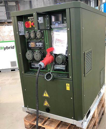 Gruppo elettrogeno ibrido - MobilHybrid MH12 - MobilHybrid by PV4Life GmbH - con alimentazione a batteria / trifase / in containers