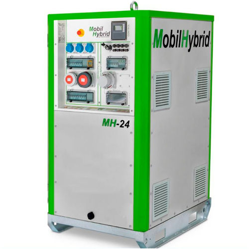 Gruppo elettrogeno ibrido - MH24 - MobilHybrid by PV4Life GmbH - con alimentazione a batteria / trifase / in containers