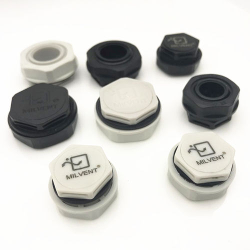 Tappo esagonale - MIV-16 - Shenzhen Milvent Technology Co.,Ltd - filettato / in plastica / di pressurizzazione