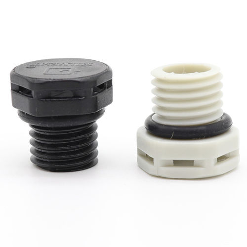 Tappo a testa esagonale - MIV-12B - Shenzhen Milvent Technology Co.,Ltd - filettato / in plastica / di sfiato