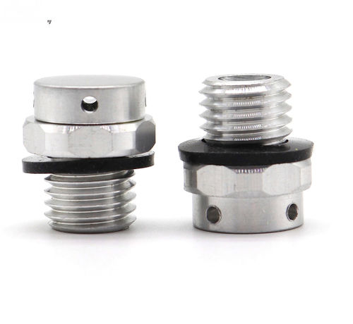 Tappo rotondo - M12*1.5 - Shenzhen Milvent Technology Co.,Ltd - in metallo / di sfiato / per alta temperatura
