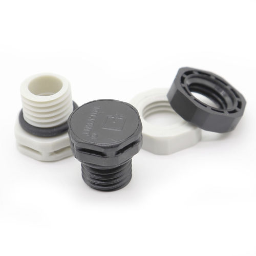 Tappo esagonale - M12 - Shenzhen Milvent Technology Co.,Ltd - maschio / filettato / in plastica