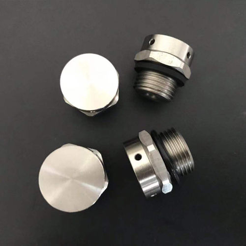 Tappo rotondo - MIV-18MSAH - Shenzhen Milvent Technology Co.,Ltd - esagonale / filettato / in acciaio inossidabile