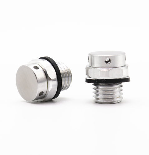 Valvola di scarico per aria - MIV-12MS - Shenzhen Milvent Technology Co.,Ltd - per gas / filettata
