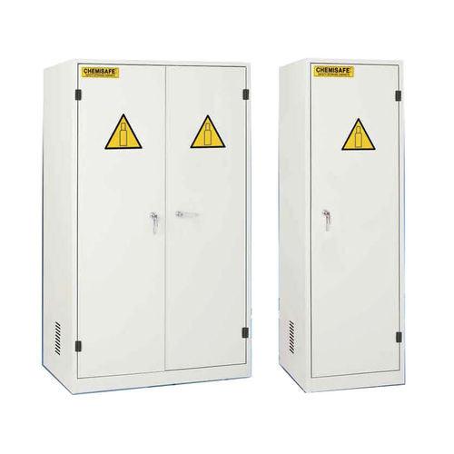 Armadio di stoccaggio - BBASIC60, BBASIC120 series - Chemisafe - a pavimento / con 2 sportelli / con 1 sportello