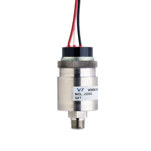 Pressostato a membrana - J205G Pressure Switch - Whitman Controls Corporation - fili scoperti / filettato / per liquidi