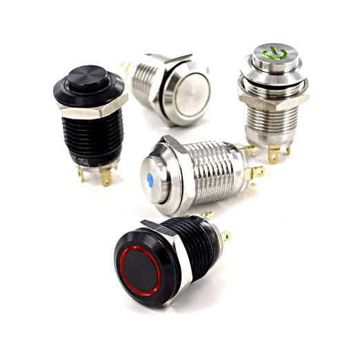 Pulsante luminoso a LED - SOAV112 series - TactHill by Kynoppe - a molla / antivandalismo / impermeabile