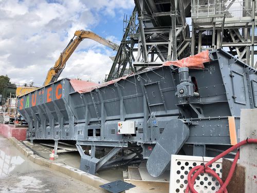 Tramoggia di ricezione - SAUTEC - di scarico / per camion / per materiali sfusi
