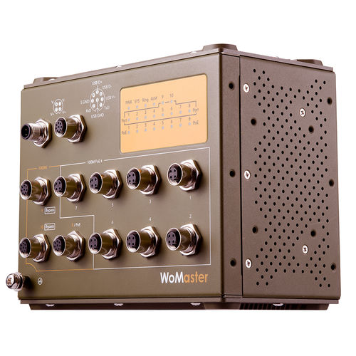 Switch Ethernet gestibile - MP310 series - WoMaster - 10 porte / Ethernet gigabit / di livello 3