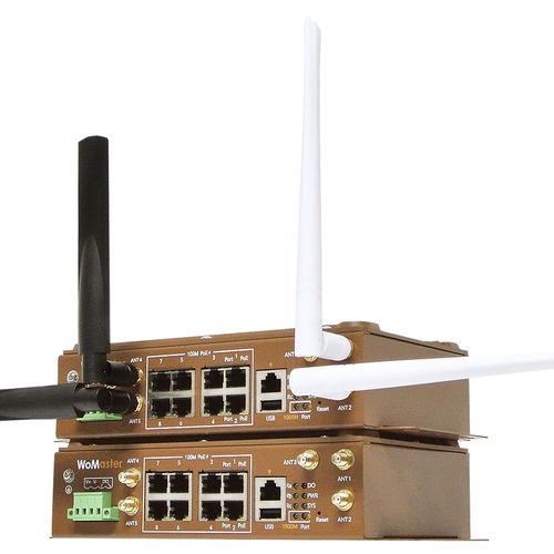 Router di alimentazione Ethernet - WR329P-WLAN-LTE - WoMaster - cellulare / Ethernet / LTE