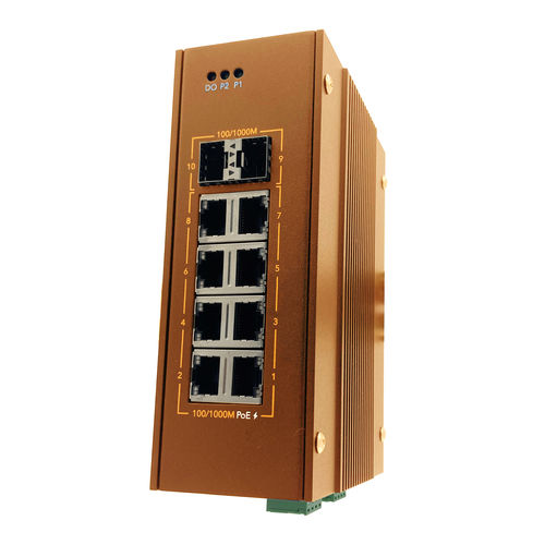 Switch Ethernet PoE - DP410L-LV - WoMaster - gestibile / 10 porte / di livello 2