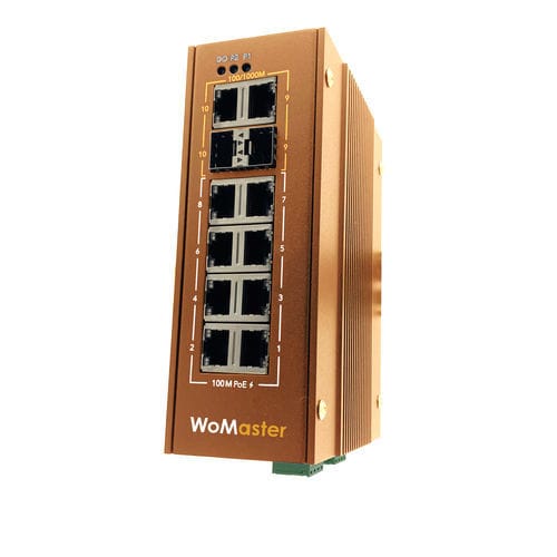 Switch Ethernet PoE - DP210 LV - WoMaster - non gestibile / 10 porte / Ethernet gigabit