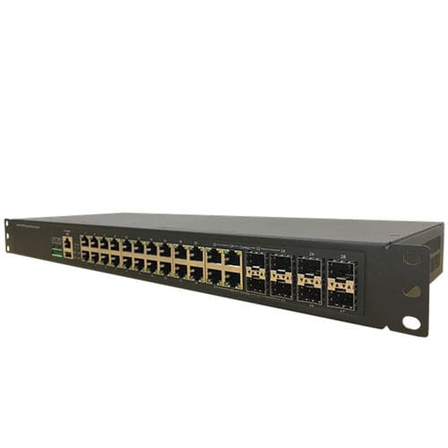 Switch Ethernet gestibile - RS428 series - WoMaster - 28 porte / di livello 2 / Ethernet gigabit