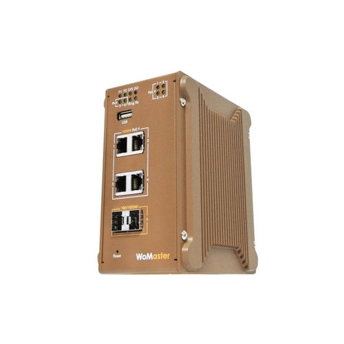 Switch Ethernet gestibile - DP406 - WoMaster - 6 porte / gigabit / con connessione wirelss