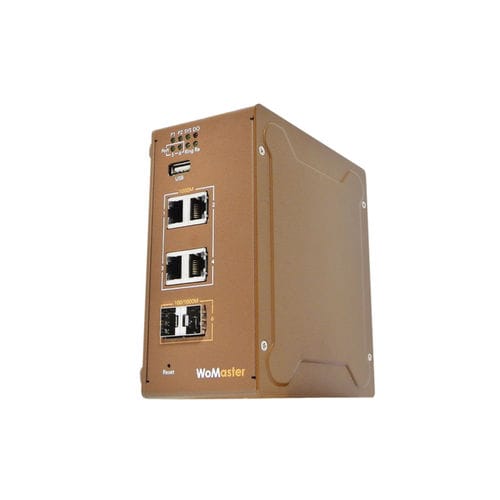 Switch Ethernet gestibile - DS406 - WoMaster - 4 porte / Ethernet gigabit / standard