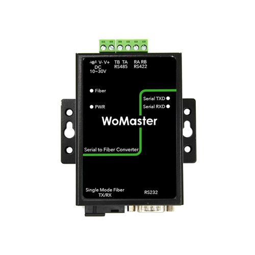 Convertitore RS-485 a fibra ottica - SC201 series - WoMaster - su guida DIN / ad alta velocità / monomodale