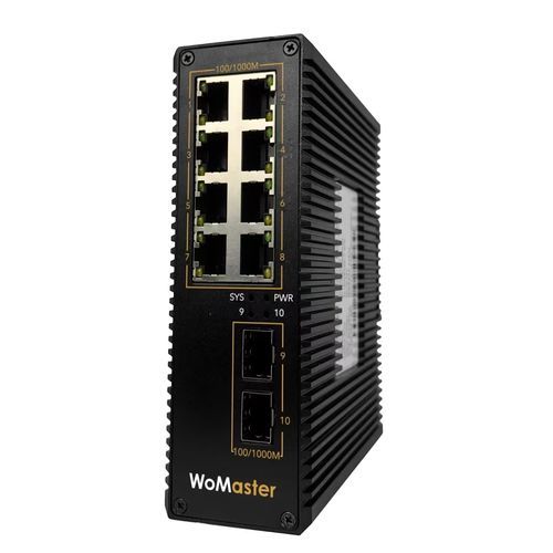 Switch Ethernet gestibile - IDS410G - WoMaster - 10 porte / di livello 2 / Ethernet gigabit