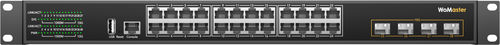 Switch Ethernet gestibile -  IRS628XG-4XGF - WoMaster - 28 porte / Ethernet gigabit / di livello 3