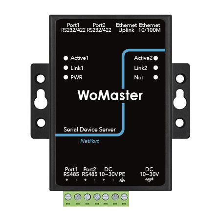 Device server Modbus -  NPS5251 - WoMaster - RS-232 / LAN / Modbus RTU
