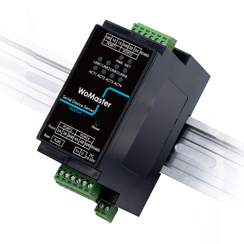 Device server RS-485 - NPS5431A - WoMaster - LAN / Modbus RTU / Modbus TCP
