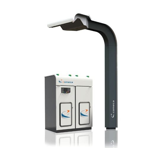 Stazione di ricarica per veicolo elettrico - AMBER 2 - Comeca Group - DC / a pavimento / portatile