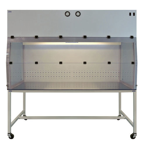 Cabina a flusso laminare verticale - 1000-2-D - Cleatech LLC - in acciaio inossidabile