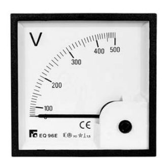 Voltmetro analogico - EQE - EQFE series - F.C. Misure - fisso / AC