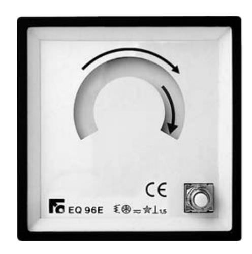 Indicatore di sequenza di fase - 40 - 400 Hz | EQ96SE - F.C. Misure - analogico / da montare su pannello