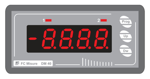Indicatore di processo - 48 x 96 mm, 3 VA | DM 40 - F.C. Misure - digitale / da montare su pannello
