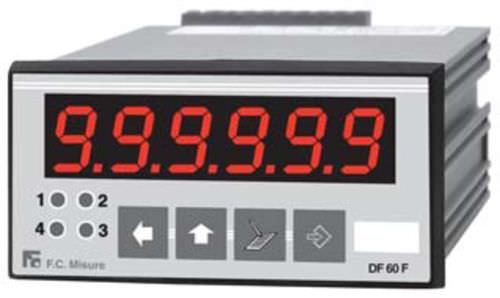 Contatore orario - 48 x 96 mm, 6 VA | DF 60F - F.C. Misure - digitale / elettronico / programmabile