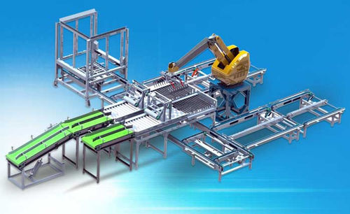 Linea di imballaggio per sacchi - Beijing Cyberrobot Technology Co., Ltd. - automatica