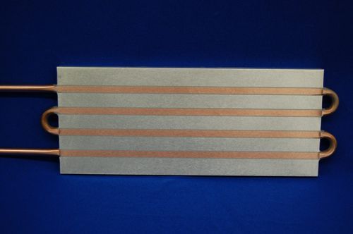 Piastra di raffreddamento con raffreddamento a liquido - HB-4P Series - D6 Industries, Inc. - in alluminio / in rame