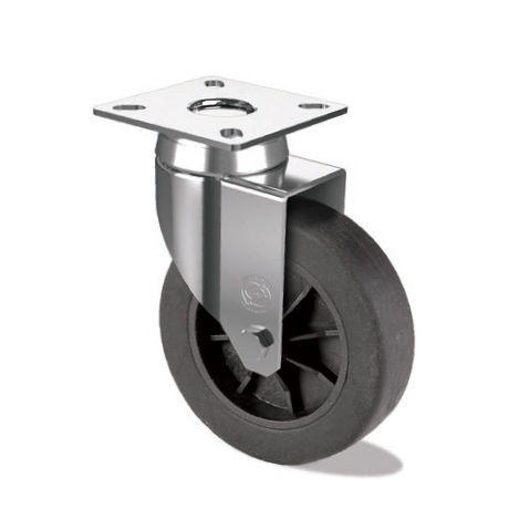 Ruota girevole - FG S5X GP - Tecno Ruote Group Srl - con piastra girevole / per carichi leggeri / per mobile