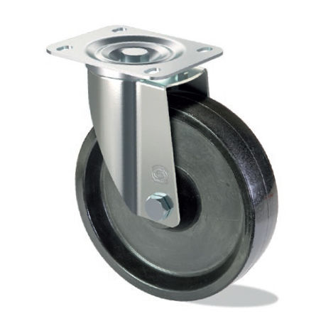 Ruota girevole - B S10 GP - Tecno Ruote Group Srl - con piastra girevole / per applicazioni ad alta temperatura / doppia