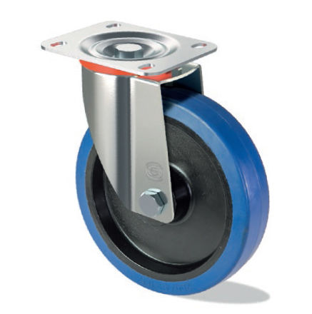Ruota girevole - U S10 GP - Tecno Ruote Group Srl - con piastra girevole / in gomma elastica / con cuscinetto a sfere