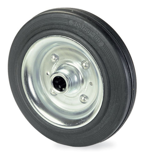 Ruota con fascia - Q SR SR - Tecno Ruote Group Srl - in acciaio galvanizzato / liscia / per cuscinetti